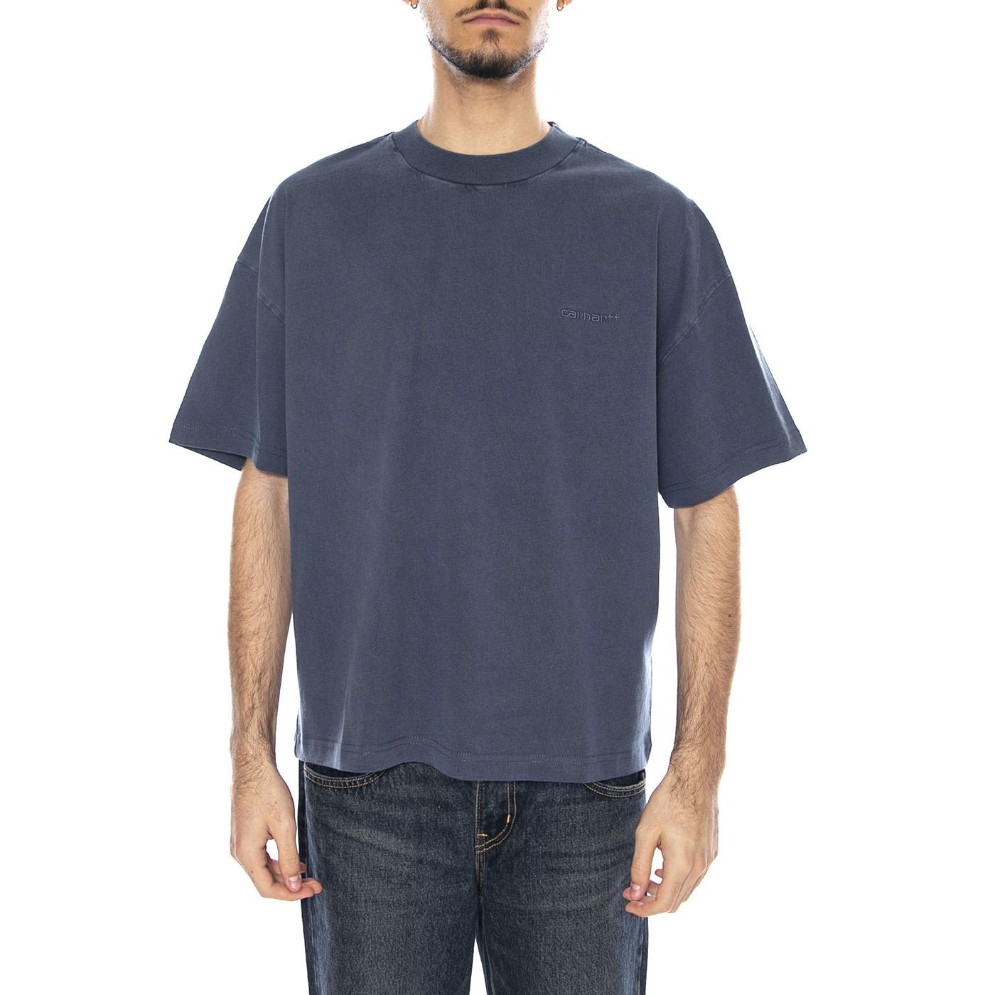 S/S Benton T-Shirt -- Maglietta Uomo Blue I035590.VQGD . CARHARTT WIP 