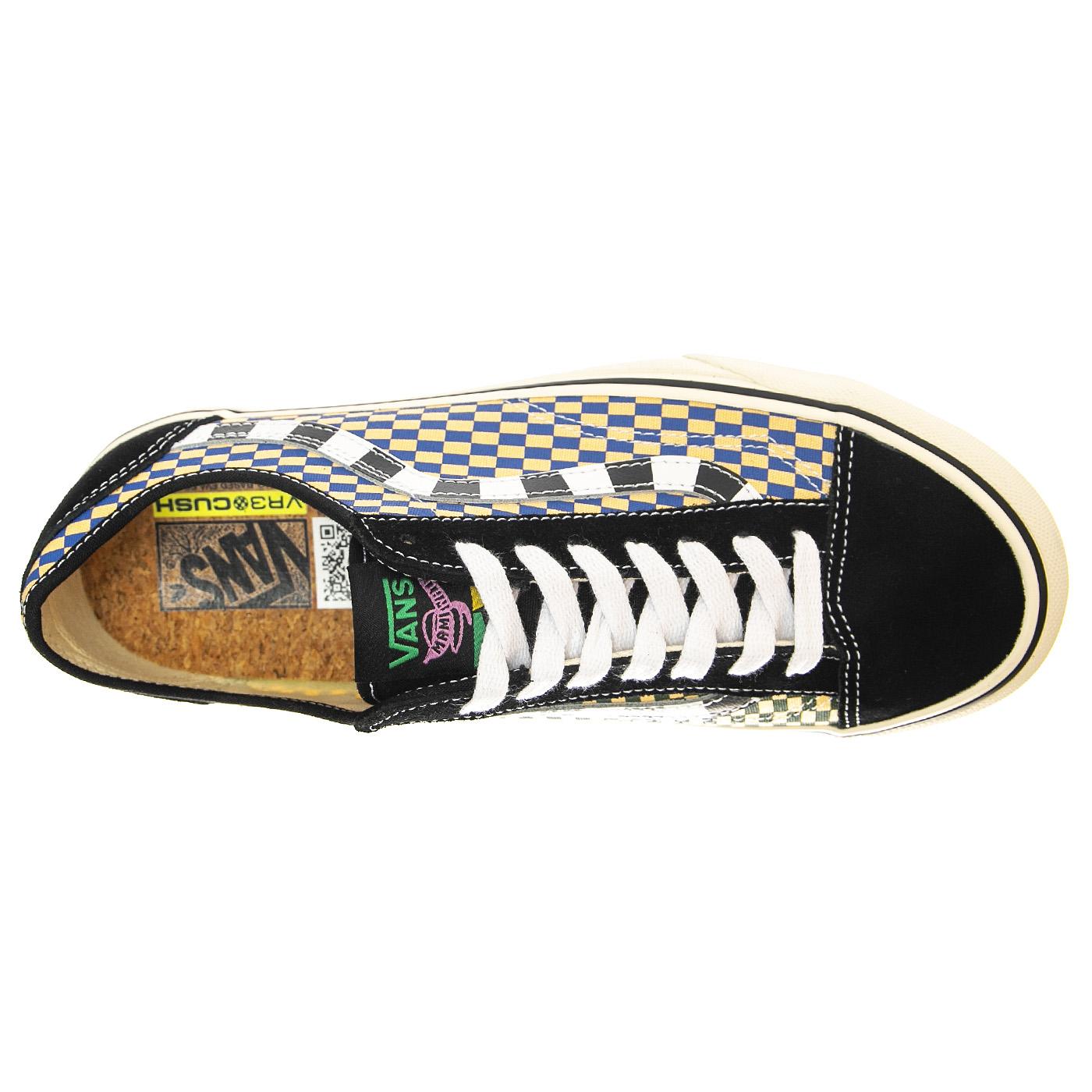 Style 36 Decon VR3 SF Mami Wata Cream - Scarpe Stringate Profilo Basso Uomo Nere / Multicolore VN0007R2CRM1  VANS 