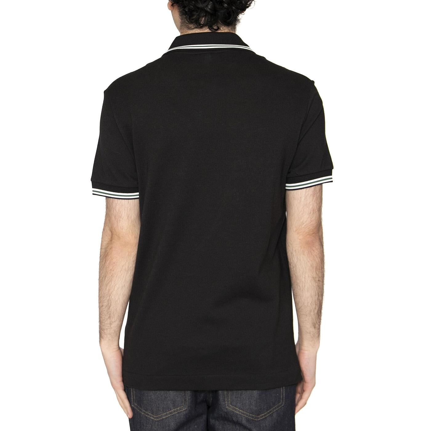 Maglietta M/C 031 Black Polo Shirt - Polo Uomo Nera PH9875-031  LACOSTE 