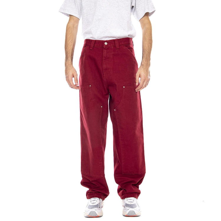 OG Double Knee Pant Scarlet - Pantaloni Uomo Bordeaux I035638.H806  CARHARTT WIP 
