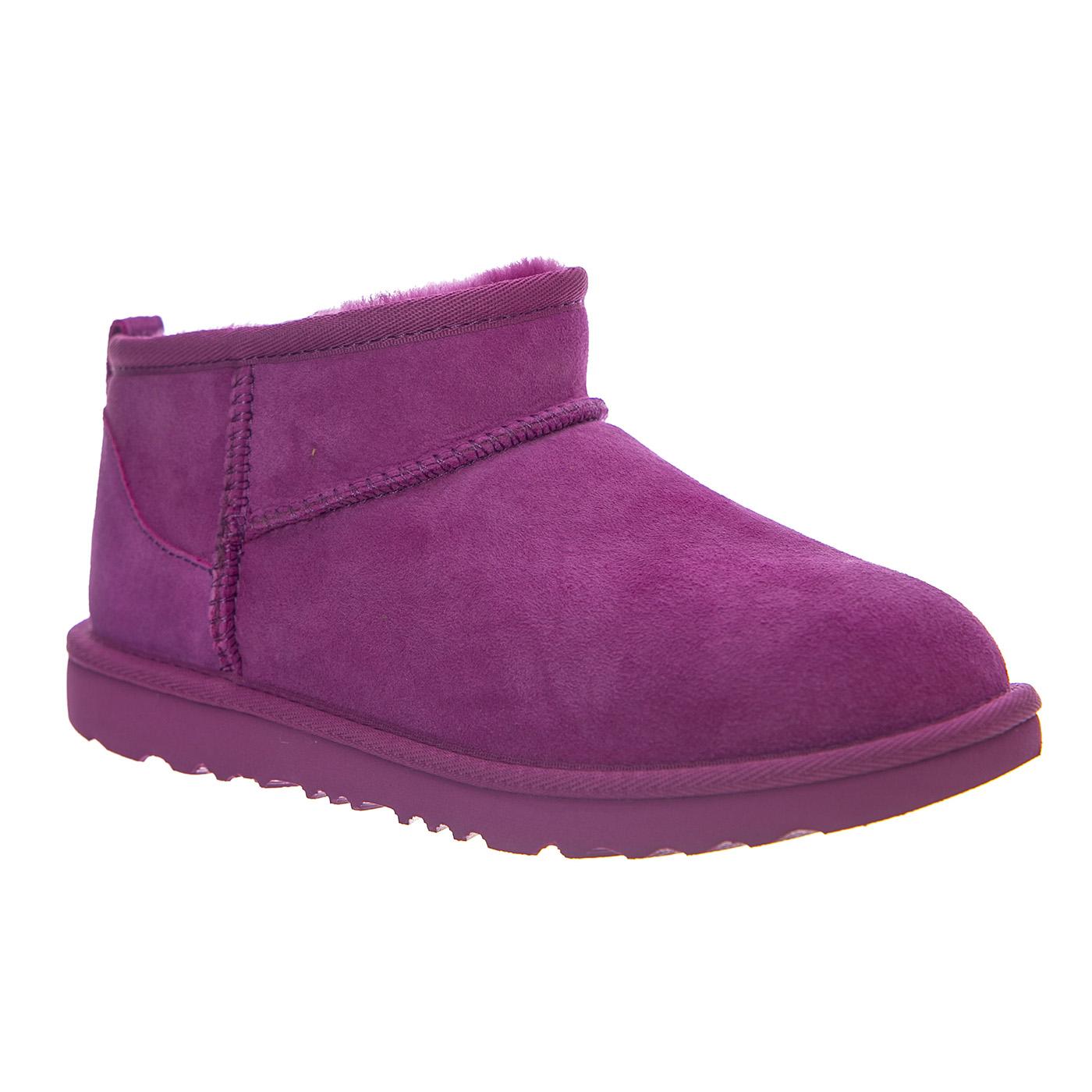 UGG Classic Ultra Mini Mangosteen - Scarpe Bambino / Bambina a in Pelle Scamosciata Viola 1130750K MGS UGG 