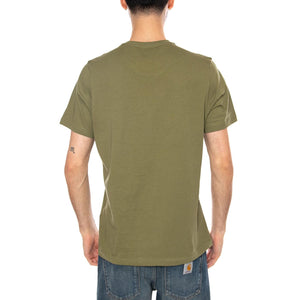ESSENTIAL SPORTS TEE BURNT OLIVE - Maglietta Girocollo Uomo Verde MTS0331 OL39 BARBOUR 