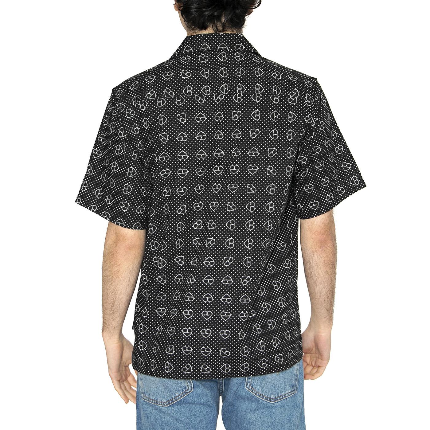 S/S Furoshiki Shirt Furoshiki Print, Black - Camicia Maniche Corte Uomo Nera I034549.2SQXX  CARHARTT WIP 