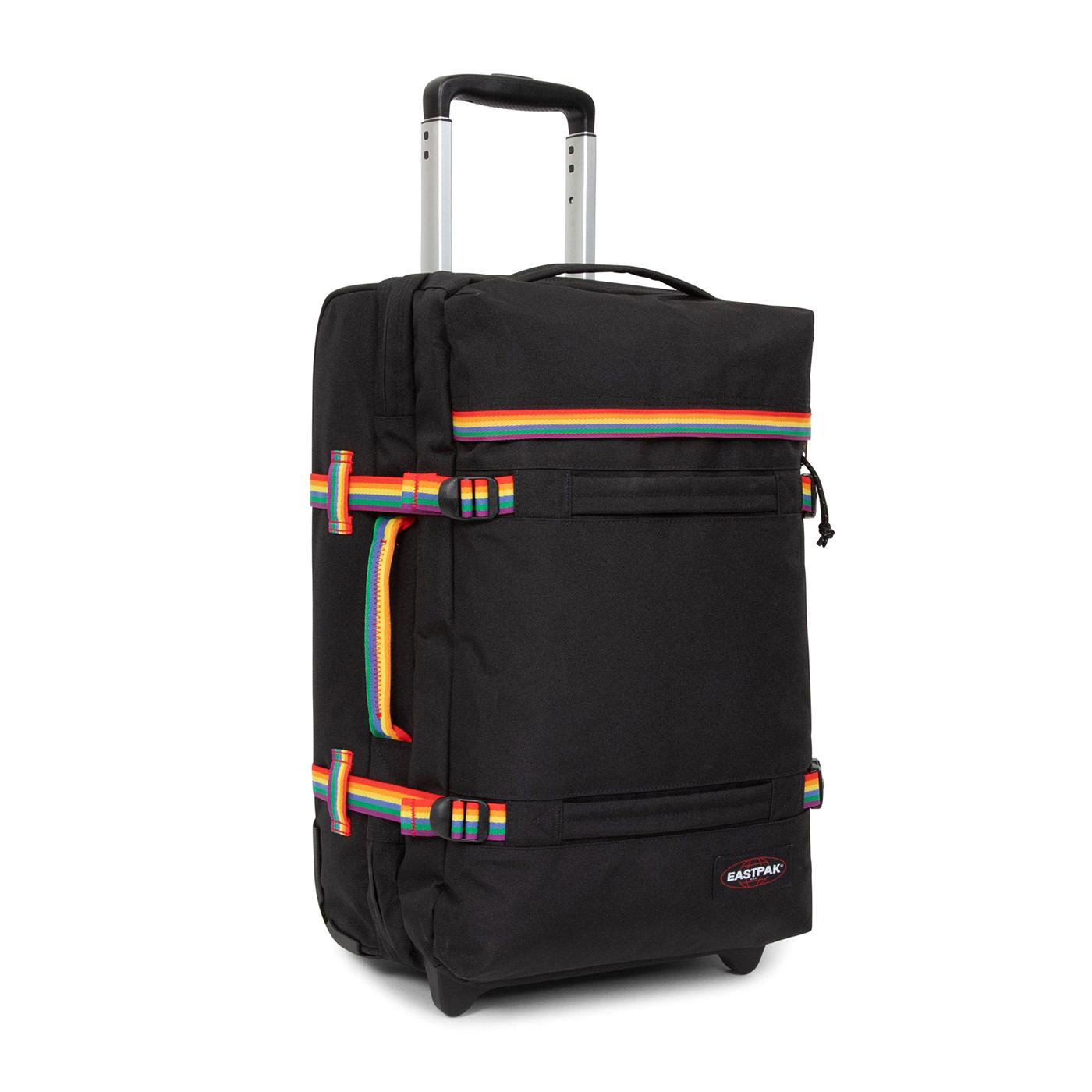 TransitR S Color Band Rainbow - Valigia Trolley Nera EK0A5BA75O01  EASTPAK 
