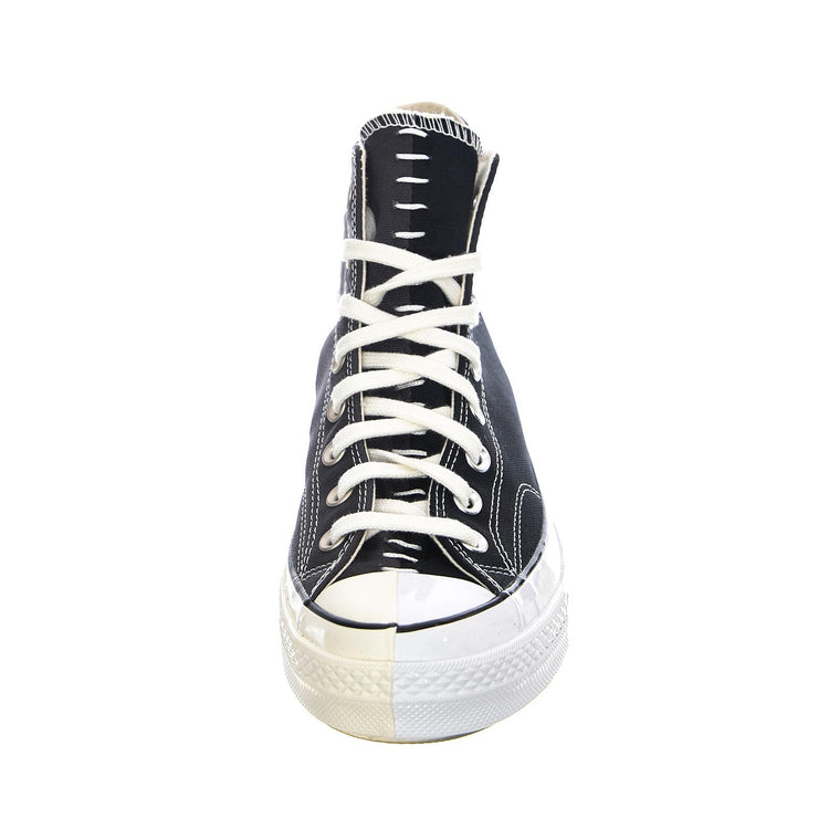 Chuck 70 Reconstructed Canvas Hi Sneakers - Black - Scarpe Profilo Alto Uomo Nere 164555C . CONVERSE 