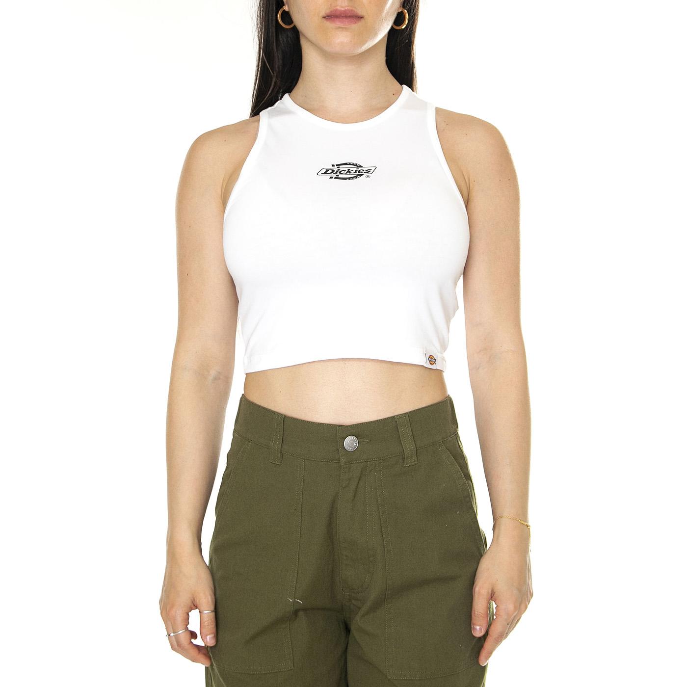 Power Vest W White - Top Donna Bianco DK0A4Y8DWHX1  DICKIES 