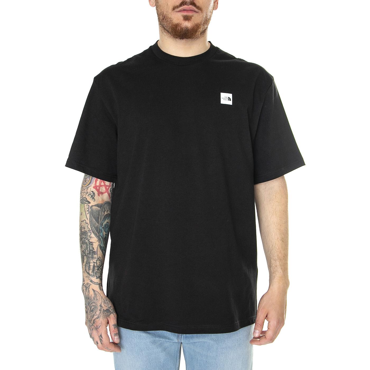 M' Summer Logo T-Shirt Black - Maglietta Girocollo Uomo Nera NF0A823AJK31  THE NORTH FACE 