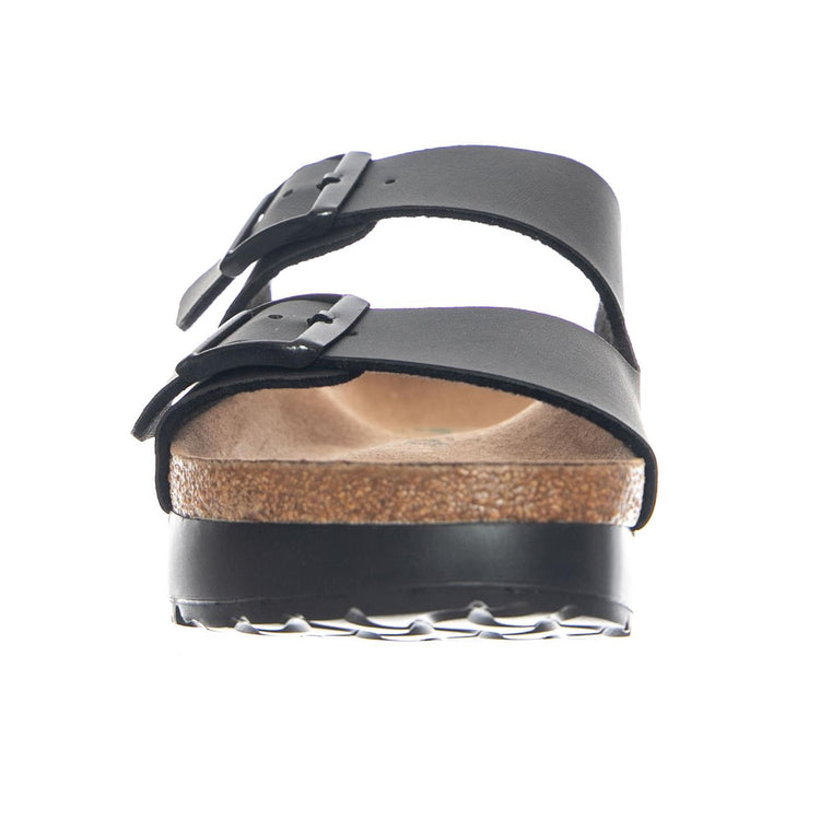 Arizona Platform Vegan Birko Flor Narrow Fit Black - Sandali Donna Neri 1027395 BLK BIRKENSTOCK 