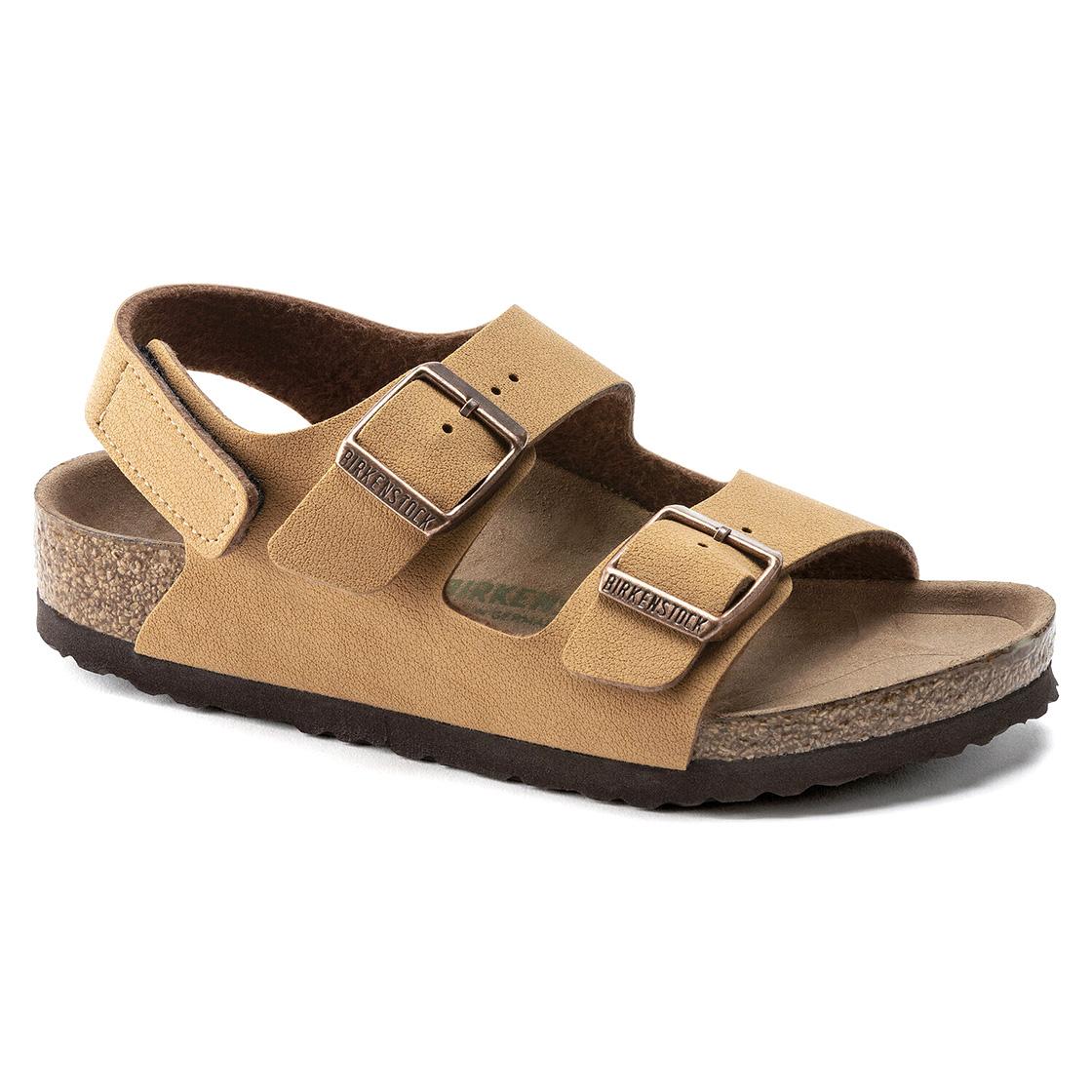 Milano Hl Kids Caramel Vegan - Sandali Vegani Bambino Marroni - Calzata Regolare 1021715  BIRKENSTOCK 