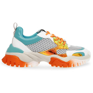 Treasure Tea / Multi - Scarpe Stringate Profilo Basso Donna Multicolore SMPTREASURE-TEAMLT  STEVE MADDEN 