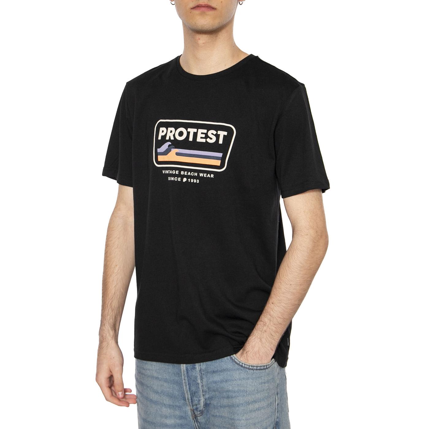 Armann True Black - Maglietta Girocollo Uomo Nera 1714521-290  PROTEST 