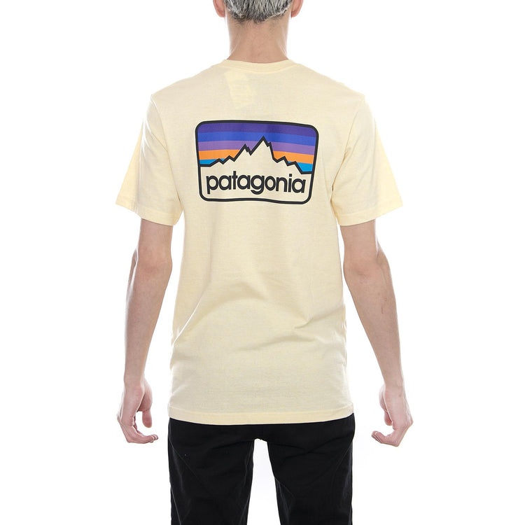 M s Line Logo Badge Responsibili-Tee Crest Yellow 39045-CSTY  PATAGONIA 