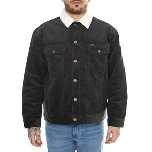 Antifit Sherpa Faded Black - Giacca Invernale Uomo Nera W441WLXV6  WRANGLER 