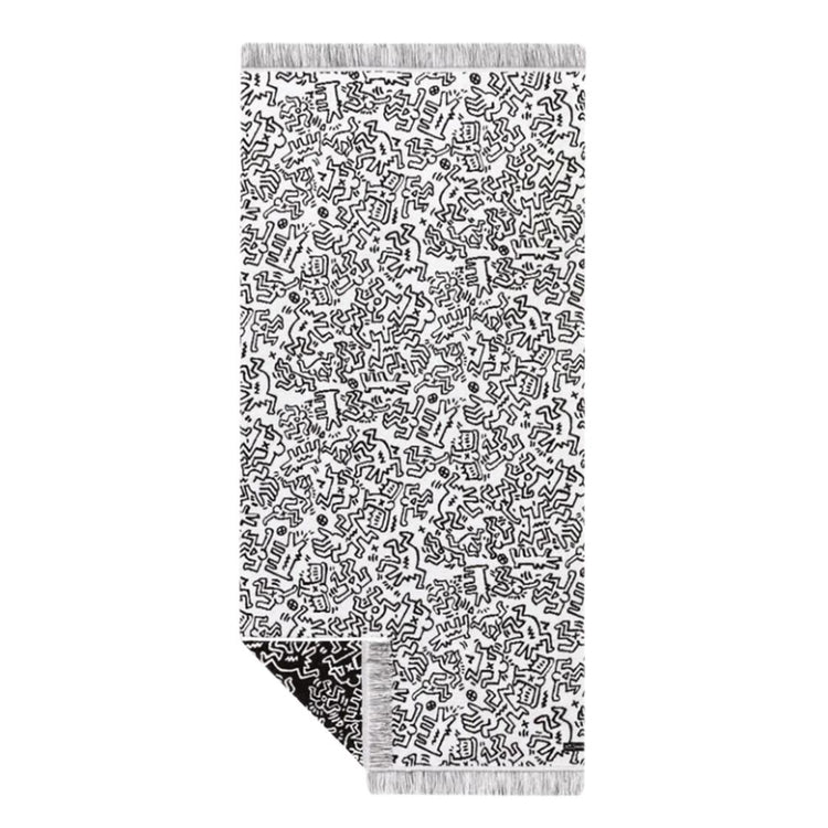 Slow Tide x Keith Haring - Breakers Hand Towel White - Telo Bianco / Nero / Multi ST845-WHITE  SLOWTIDE 