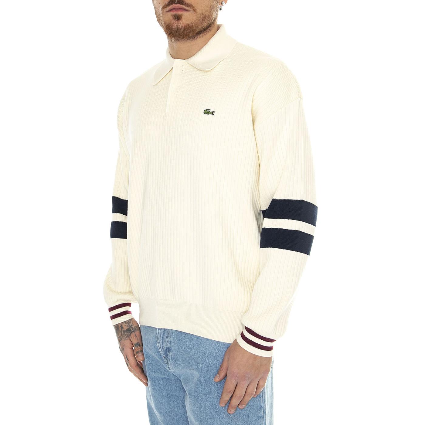 Pulllover IJ5 Beige - Maglione Girocollo Uomo Beige AH7646-IJ5  LACOSTE 