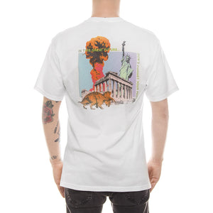 FUTURE PAST TEE WHITE 1904013-WHITE  STUSSY 