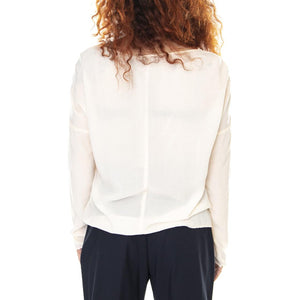 Blusa 021SD45007 - Top Maniche Lunghe Donna Rosa Champagne 021SD45007 -S2285 . ALESSIA SANTI 