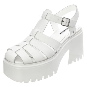 Eternity White Leather - Sandali Donna Bianchi WSSETERNITY-WHI  WINDSOR SMITH 