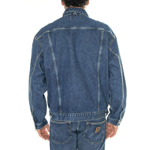 Helston Jacket Blue /cloud stone - Giacca Denim Jeans Uomo Blu I033352.014N  CARHARTT WIP 