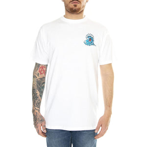Screaming Wave White - Maglietta Girocollo Uomo Bianca SCA-TEE-10629  SANTA CRUZ 