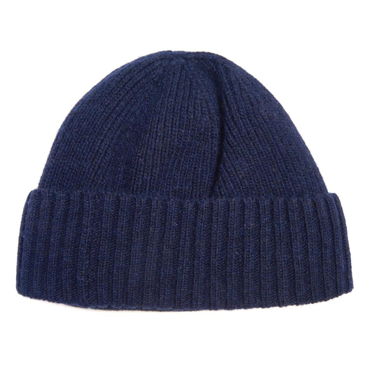 Carlton Beanie Navy - Cappellino a Cuffia Blu Scuro FW22-MHA0449-NY31 . BARBOUR 