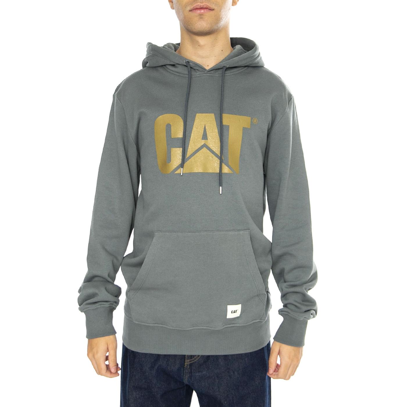 Logo Hoodie Stormy Weather - Felpa con Cappuccio Uomo Grigia 6050126-18-4214  CAT 
