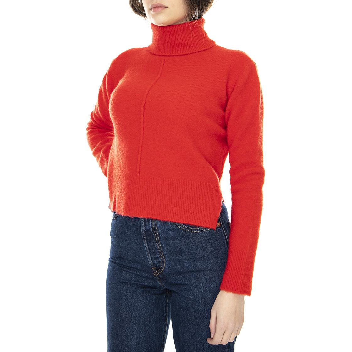 021SD53011 - Maglione Collo Alto Rosso / Nettarina 021SD53011 -S3486  ALESSIA SANTI 