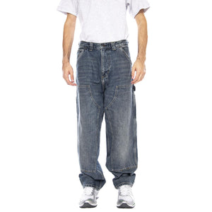 OG Double Knee Pant Blue - Pantaloni Denim Jeans Uomo Blu I035797.014L . CARHARTT WIP 