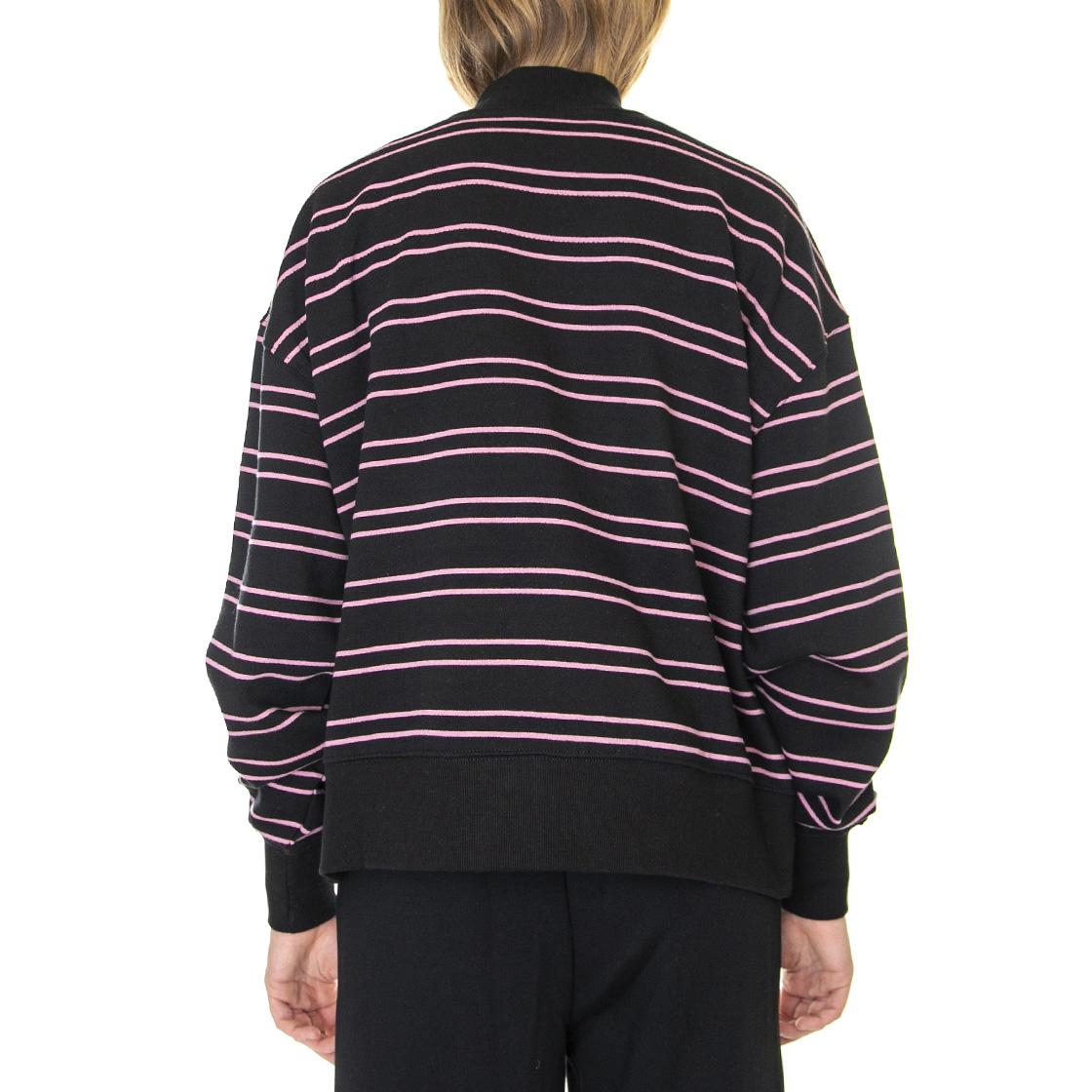 Westover Stripe Sweat Black - Felpa Mezzo Collo Donna Nera / Multicolore DK0A4Y2LBLK1  DICKIES 