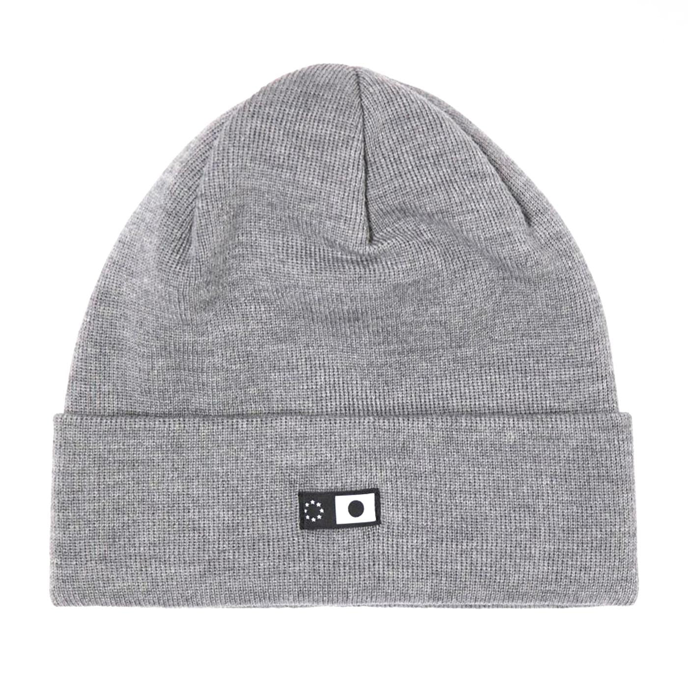 Merinos Beanie Mid Grey Marl - Cappellino a Cuffia Grigio I029886.MDF.00.  EDWIN 