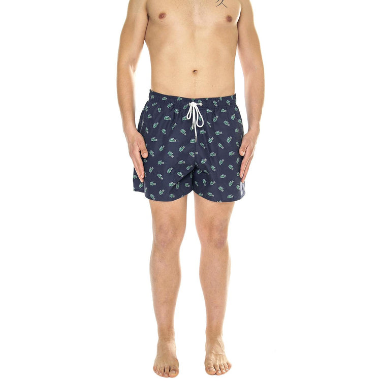 Short Bagno QRN Blue - Costume da Bagno Uomo Blu MH7188-QRN  LACOSTE 