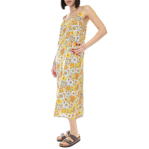 Womens Night Fever Midi Dress - Mod Floral - Abito Donna Multicolore 01232-MDFLR . BRIXTON 