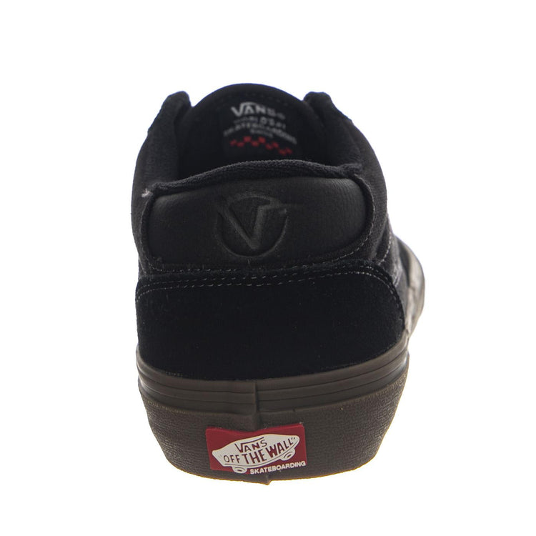 Skate Rowan Black/Dark Gum -- Scarpe Stringate Nero / Marrone Scuro VN0A5JIC 39L1 VANS 