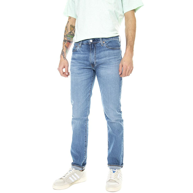511 Slim Tabor Gentle - Pantaloni Denim Jeans Uomo Blu / Light Indigo / Flat Finish 04511-5113  LEVIS 