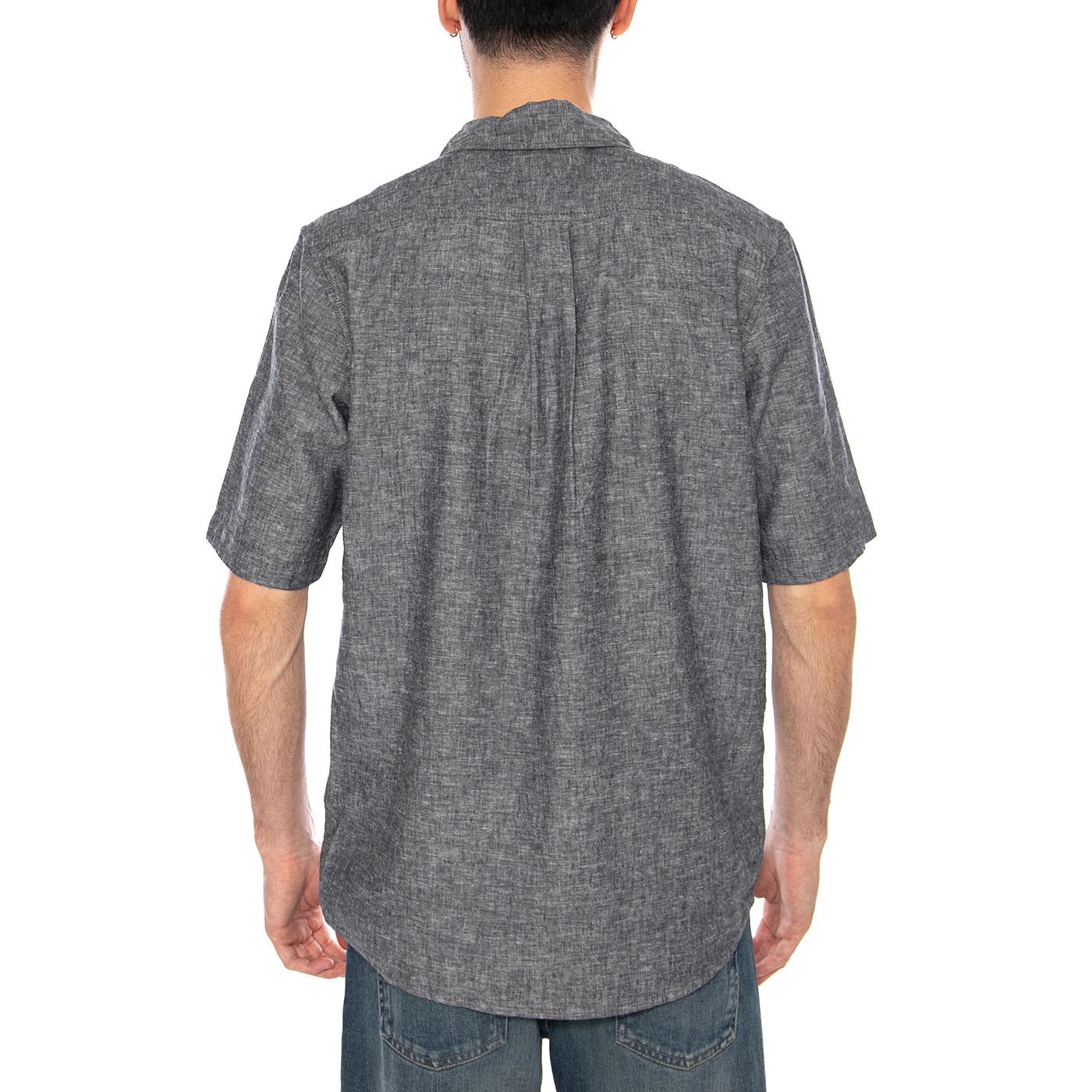 SS 1 PKT SHIRT DARK NAVY - Camicia Maniche Corte Uomo Blu Scuro 112378044 BL WRANGLER 