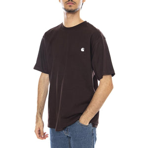 S/S Madison T-Shirt Palisander / Wax - Maglietta Girocollo Uomom Marrone I033000.39GXX . CARHARTT WIP 