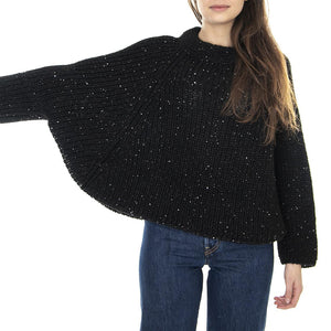 021SD53060 - Maglione Donna Nero Diamante 021SD53060 -S3000  ALESSIA SANTI 