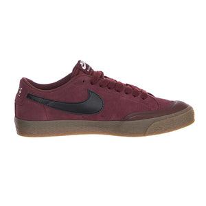 NIKE SB BLAZER ZOOM LOW XT DARK TEAM RED/BLACK-GUM LIGHT BROWN-SAIL 864348-609  NIKE 