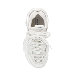 Kingdom White / White - Scarpe Straingate Profilo Basso Donna Bianche SMPKINGDOM-11E  STEVE MADDEN 