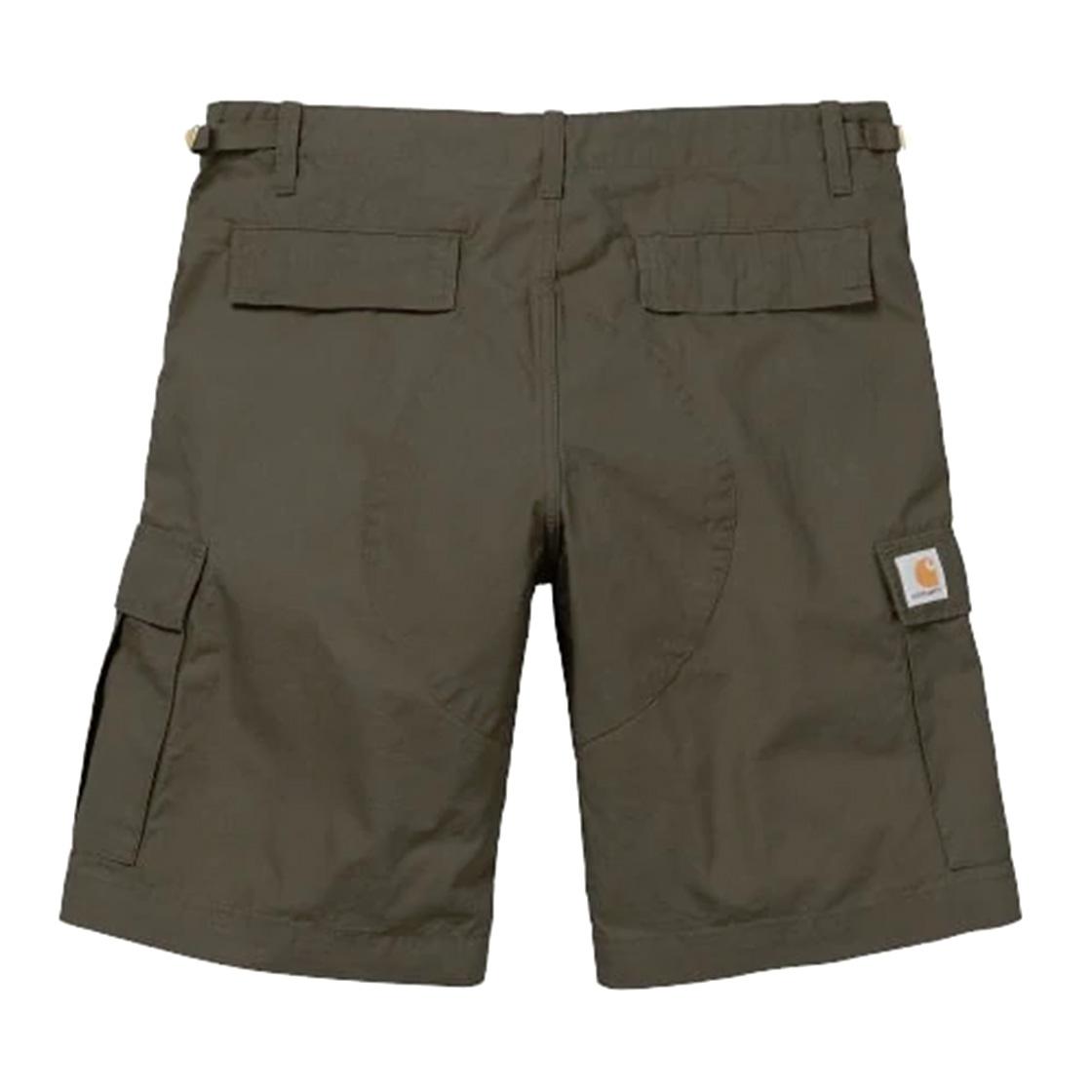 Aviation Short Cypress /rinsed - Bermuda Uomo Verdi I028245-6302  CARHARTT WIP 