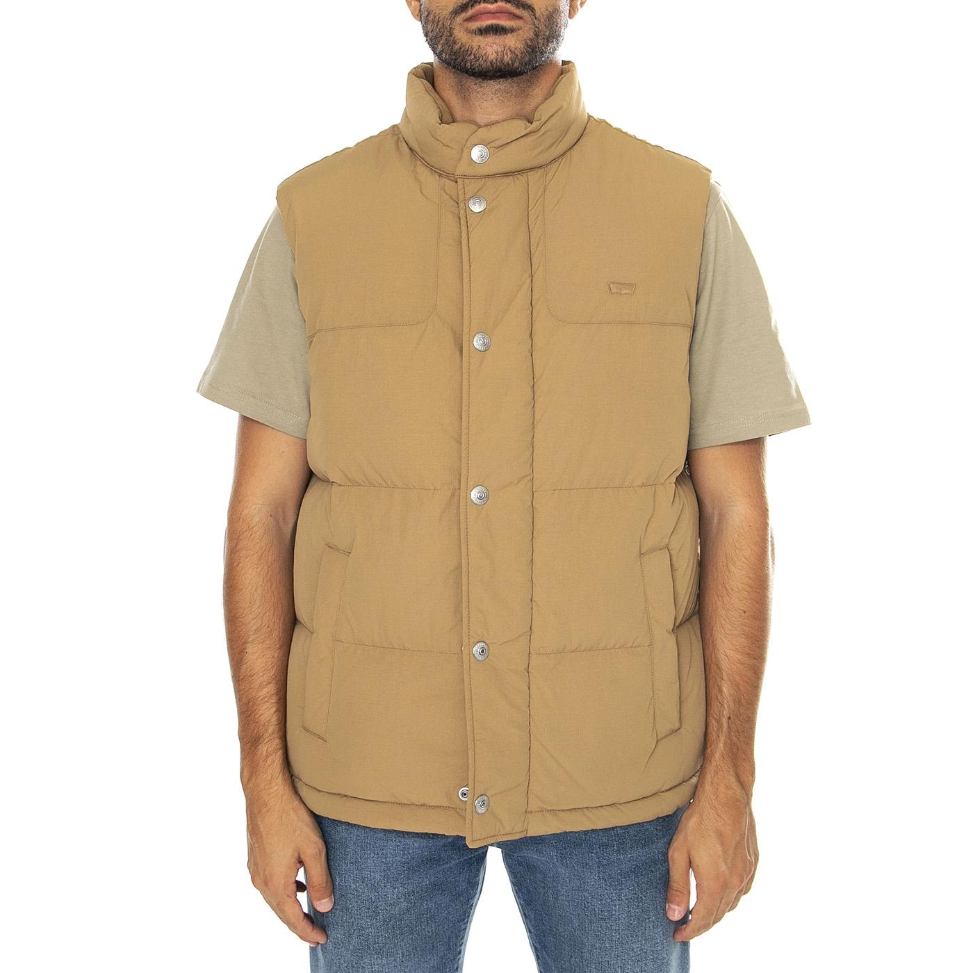 Rockridge Vest Ermine Neutral - Giacca Smanicata Uomo Marrone A8556-0005  LEVIS 