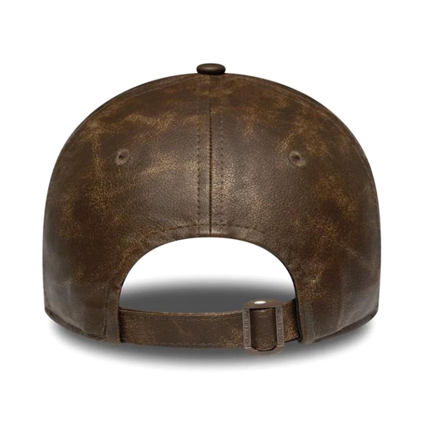 Female Worn PU 9Twenty® New York Yankees Brown - Cappellino con Visiera Donna Marrone 60758952 BRS NEW ERA 