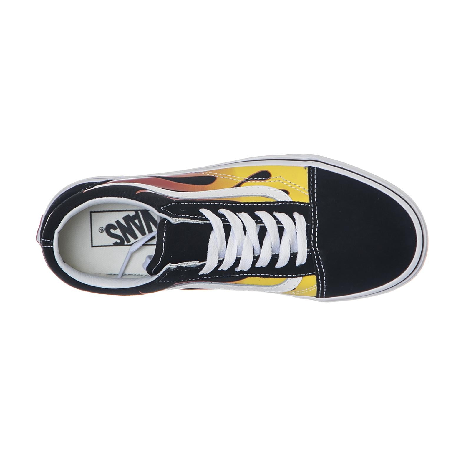 Ua Old Skool - Flame / Black - Scarpe Basse Uomo / Donna Nere VA38G1PHN  VANS 