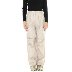 Mina Parcahute Pant Silver Grey - Pantaloni Donna Beige 242020102-SIG  OBEY 