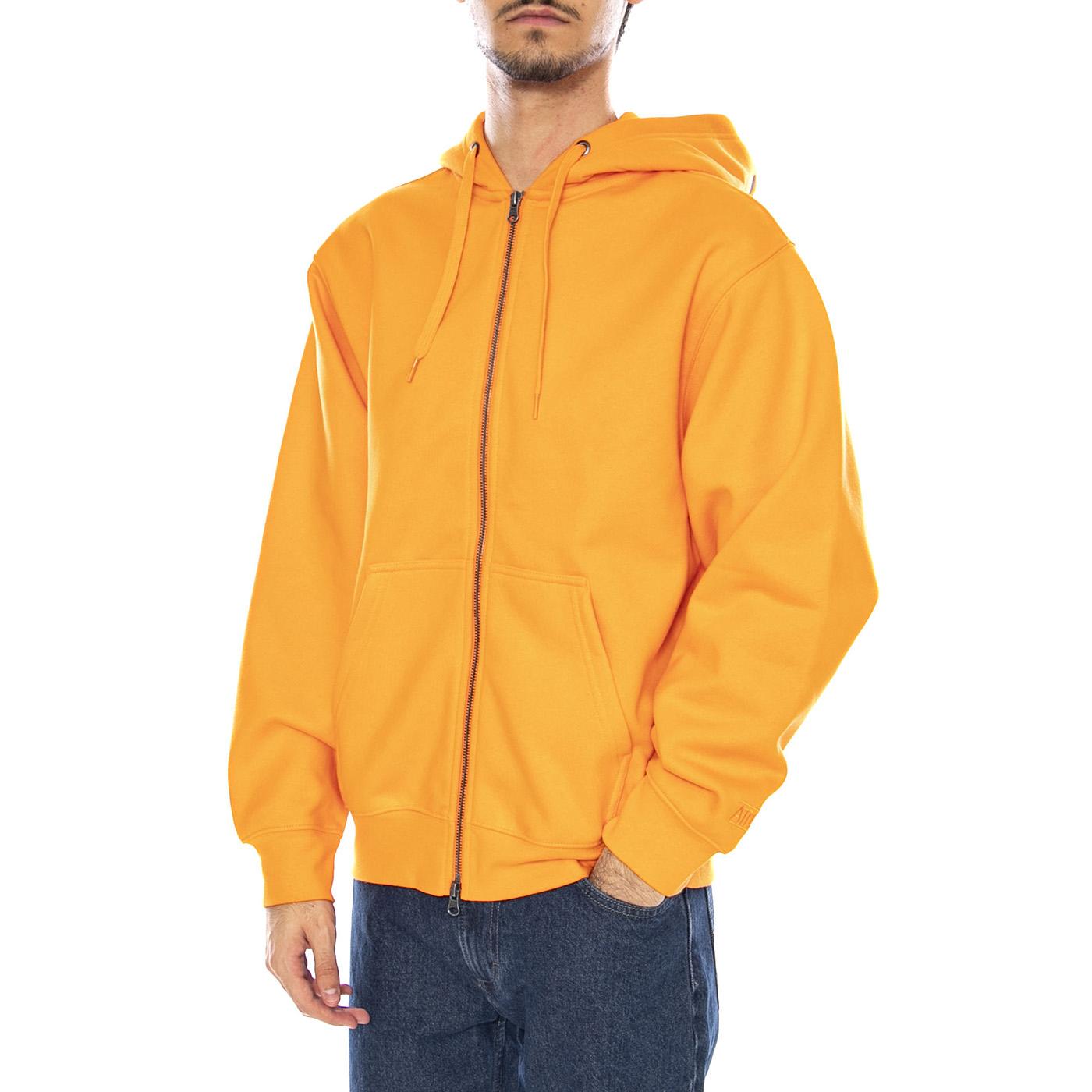 Atiba Haze Zip Hoodie Solar - Felpa con Cappuccio Uomo Arancione VN000Q77 12Q1 VANS 