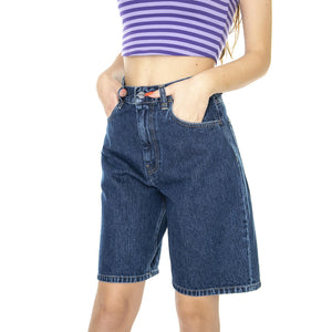 W' Brandon Short Blue Stone Washed - Bermuda Denim Jeans Donna Blu I031919-0106  CARHARTT WIP 