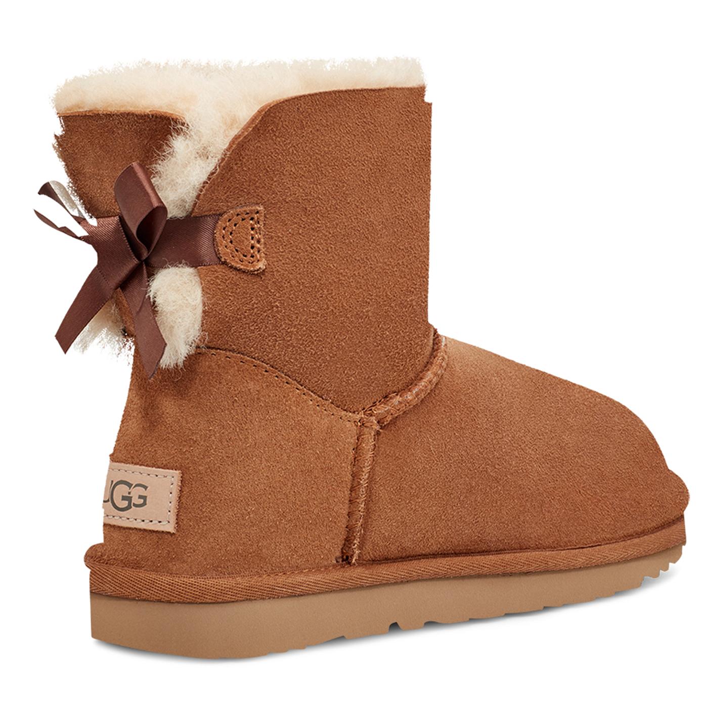 Mini Bailey Bow II Chestnut - Stivali Donna Marroni UGSBLBOWMCN1016501W  UGG 