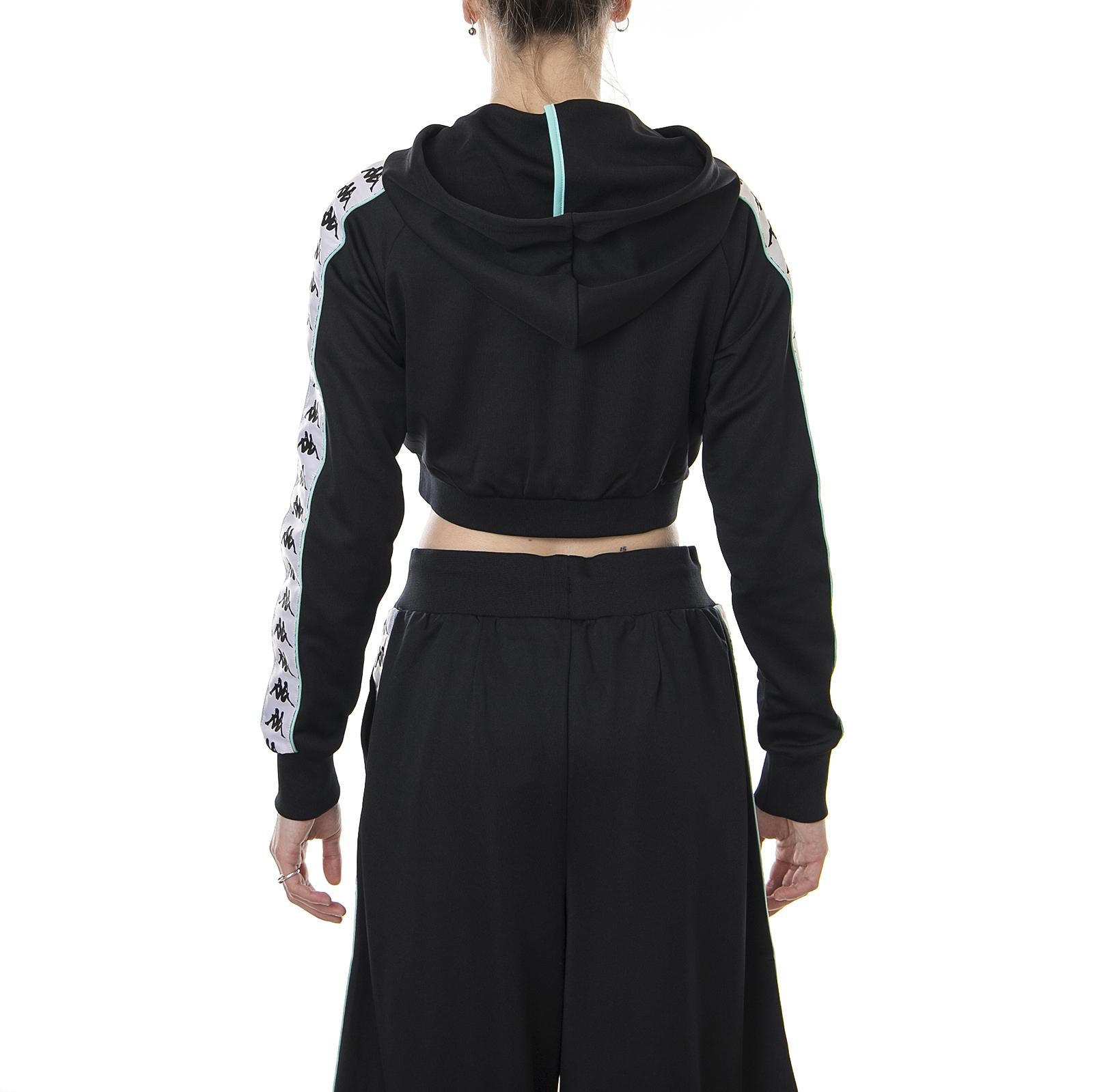 222 BANDA ARAKLI Black-White-Turquois 303WB60-A38  KAPPA 