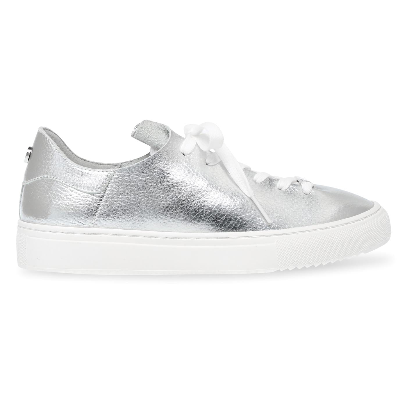 Dorey-Sm Silver - Scarpe Stringate Profilo Basso Donna Argento SMPDOREY-SM-SIL  STEVE MADDEN 