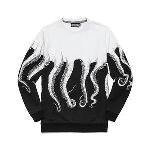 BLACK OCTOPUS Screen Printed WHITE 113299_4  OCTOPUS 
